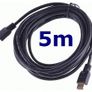 5M Premium HDMI Cable Male to Male Gold Plated HD HDTV PS3 XBOX 360 BlueRay #124 Image 2