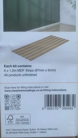 Wall Panelling Kit x 2