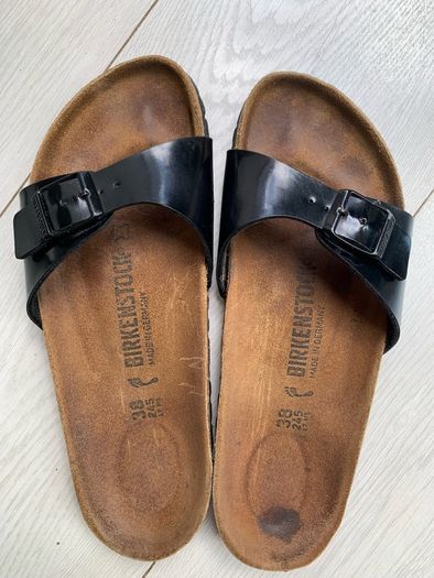 Birkenstock Black Patent Madrid mules