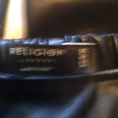 Leather look leggings by Religion