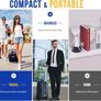 Clothes Steamer, Garment Steamer for Wrinkle Removal, Upgraded 400ml Water Tank, 3rd Generation Panel, Handheld Steamer Clothing for Home, Office & Travel Image 3