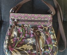 FOSSIL canvas shoulder bag