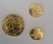 3 ANCIENT GOld Replica Coins