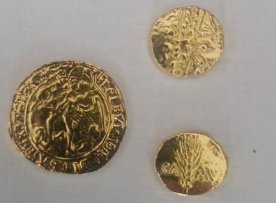 3 ANCIENT GOld Replica Coins