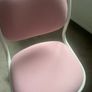 Ikea Micke Desk White and Orfjall Swivel Chair Pink Image 7