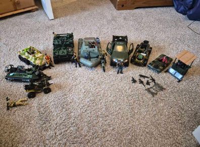 The Corps 9 vehicles 14 action figures Outpost & accessories