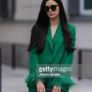 Reduced Gorgeous Zara Insta Famous Bloggers 3 Piece Bottle Green Suit Size Large Image 9