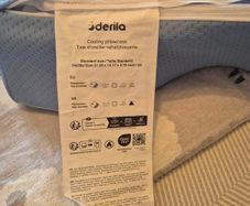 Brand new Derila pillows with cooling cases