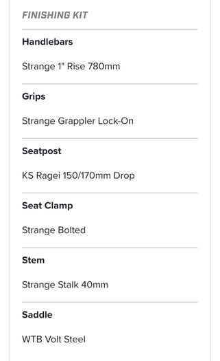Orange Crush Comp Mountain Bike Large