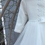 beautiful ivory christening dress Image 4