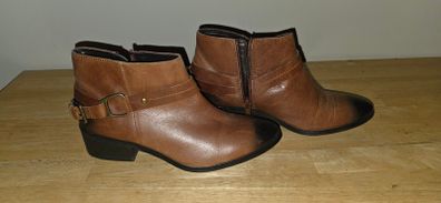 Brown Leather boots Size 5 - Joe Brown brand