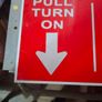 Lot of 2 Signs Fire Control Valve and a Bait Sign Measurements in the Photos, Postage available or Collection Image 8