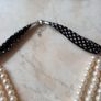 Pearl (3 Tier) Necklace (Faux) Image 3