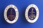 ASSOCIATION OF WRENS (Royal Navy) - vintage Womens Royal Naval Service membership badges (1970s / 1980s) - 7 Euro each or 10 Euro the pair.