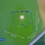 Double swing Set and Glider, brand new in a box. Image 2