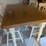Solid wood kitchen table and chairs set Image 7
