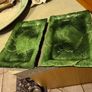 Set of 2 La Ceramica VBC Italy Grape Leaf Trinket Dish Numbered 9697/18 / 30.00 euro each or set of 2 for 50.00 euro Image 2