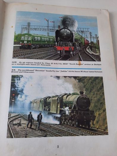 Vintage 1970s Ian Allan Book of Trains Hardback,  Flying Scotsman Cover