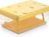 Butter Container Cheese Saver 3 Liter, Plastic, Yellow
