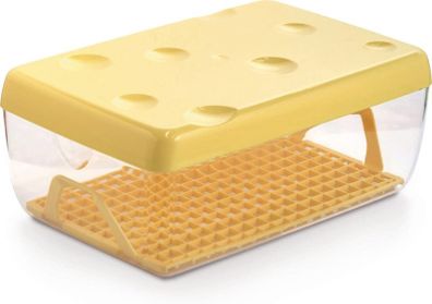 Butter Container Cheese Saver 3 Liter, Plastic, Yellow