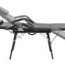 Portable Faux Leather Massage Table Cosmetic Chair Black Image 3