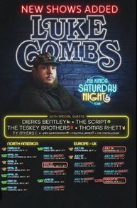 2 x Luke Combs Tickets 19th July (ST PLUS)