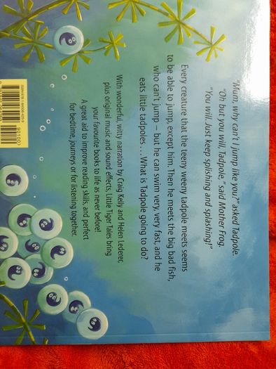 Children's book and cd,  The teeny weeny tadpole