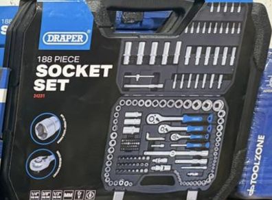 draper 188 piece socket set