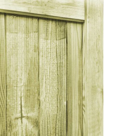 Garden Gates 2 pcs Impregnated Pinewood 300x100 cm