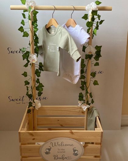 Personalised Baby Crate / Baby Gift