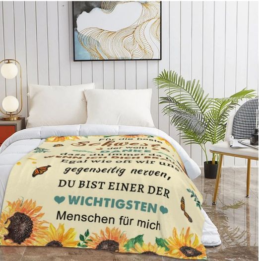 Brand new Luogort Gifts for Sister, Best Cuddly Blanket