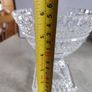 ANNA Hutte Hutte W. Germany Heavy Crystal Pedestal Bowl,footed Bowl, Centre Piece,ideal present, vintage Image 3