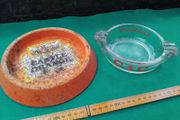 2 old c&amp;c carlow ashtrays