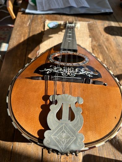 Restored 1898 Alfonso Abatte Mandolin Bowlback