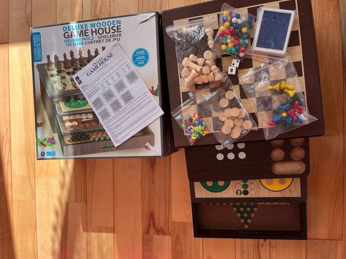 Wooden game set
