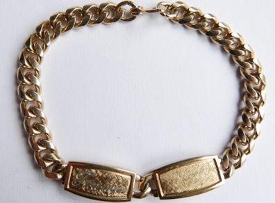 Vintage Gold Plated Bracelet length 7,5"