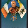 1979 Ireland The Visit to Ireland of His Holiness Pope John Paul II Picture Postcard with Pole, Irish & Vatican Flag. Image 2