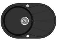 main image for ad Granite Kitchen Sink Single Basin Oval Black