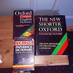 3 x Massive English Dictionaries