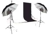 Background Support White and Black Screen Light Kit