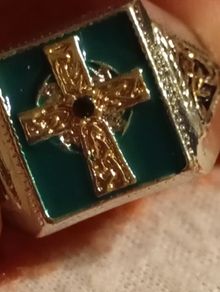 Celtic cross ring