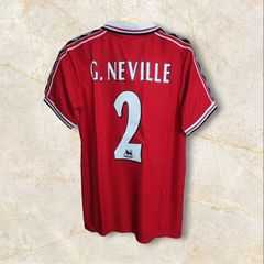 Man Utd (retro/g.neville 2 ) Jersey, Size L.