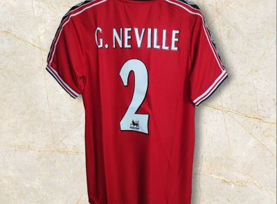 Man Utd (retro/g.neville 2 ) Jersey, Size L.
