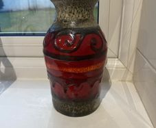 West Germany pottery vase