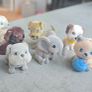 9 x Bundle Vintage Flocked Puppy Kitty Jungle in my Pocket some HTF 90s Image 7
