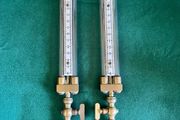 Antique Alder &amp; MacKay Gas Meter Pressure Gauges