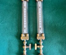 Antique Alder & MacKay Gas Meter Pressure Gauges