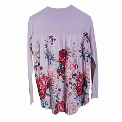Ted Baker silk floral pleated sweater