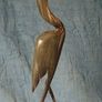 Bone carved Crane Image 5
