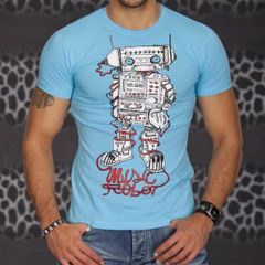 man t shirt size s sm with print